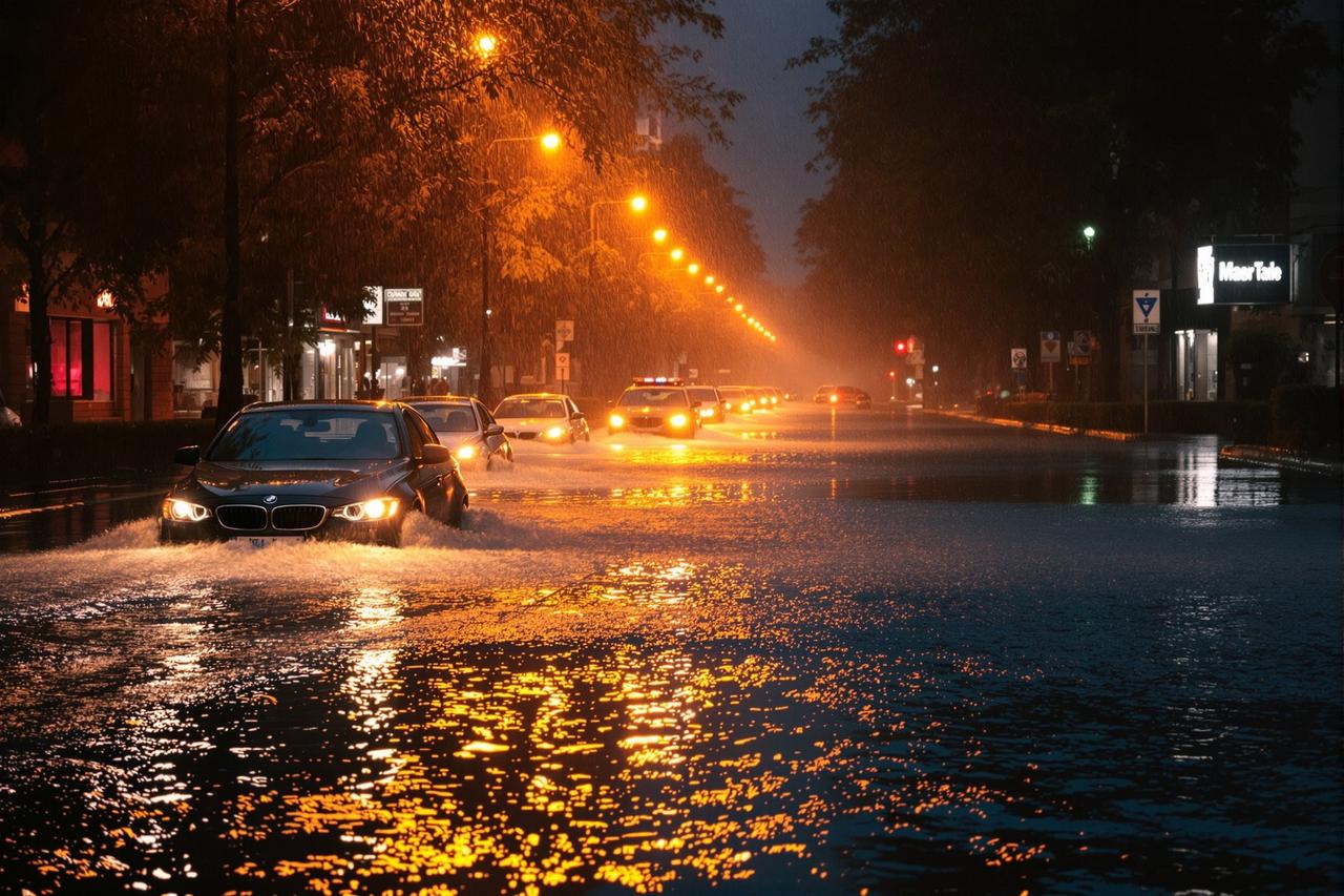 海角吃瓜 - 图集：某城市遭遇极端天气，暴雨过后街头奇观令人惊叹